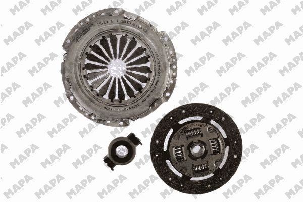 MAPA 007190800 Debriyaj Sistemi Debriyaj Seti - VW POLO II (86C, 80) uyumlu