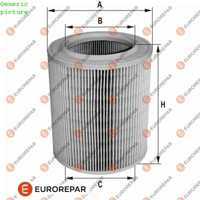 EUROREPAR 1680330480 Motor Hava Filtresi - CITROËN VISA uyumlu
