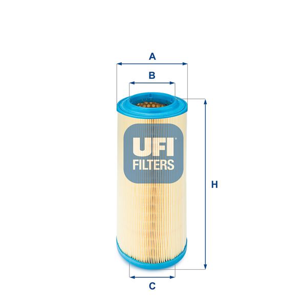 UFI 27.341.00 Motor Hava Filtresi - LANCIA MUSA (350_) uyumlu
