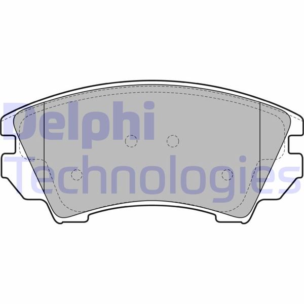 DELPHI LP2081 Fren Sistemleri Fren Balatası - SAAB 9-5 (YS3G) uyumlu