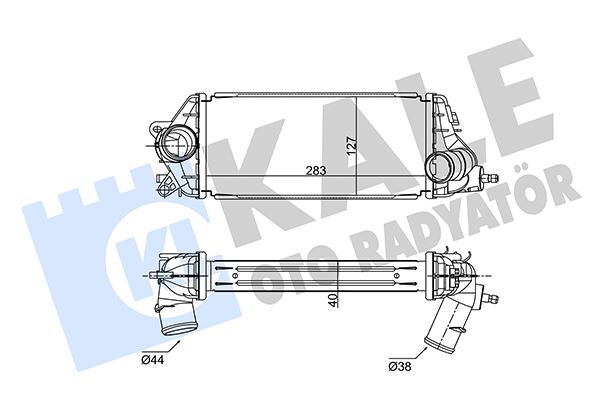 KALE OTO RADYATÖR 352455 Motor Turbo Radyatörü - MINI MINI (R50, R53) uyumlu