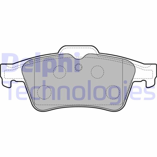 DELPHI LP3303 Fren Sistemleri Fren Balatası - PEUGEOT 508 I (8D_) uyumlu