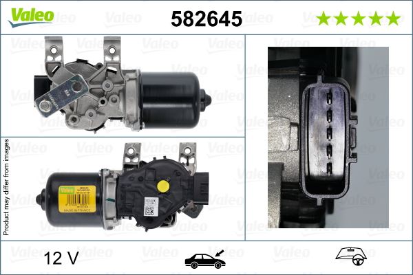 VALEO 582645 Kaporta & Gövde Parçaları Cam Silecek Mekanizması - RENAULT TWINGO III (BCM_, BCA_) uyumlu