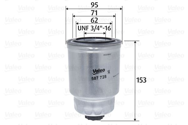 VALEO 587728 Yakıt Sistemi Yakıt Filtresi - NISSAN ALMERA II Hatchback (N16) uyumlu