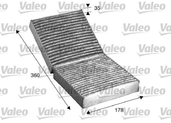 VALEO 715508 İklimlendirme Sistemi Polen Filtresi - MERCEDES-BENZ SLK (R172) uyumlu