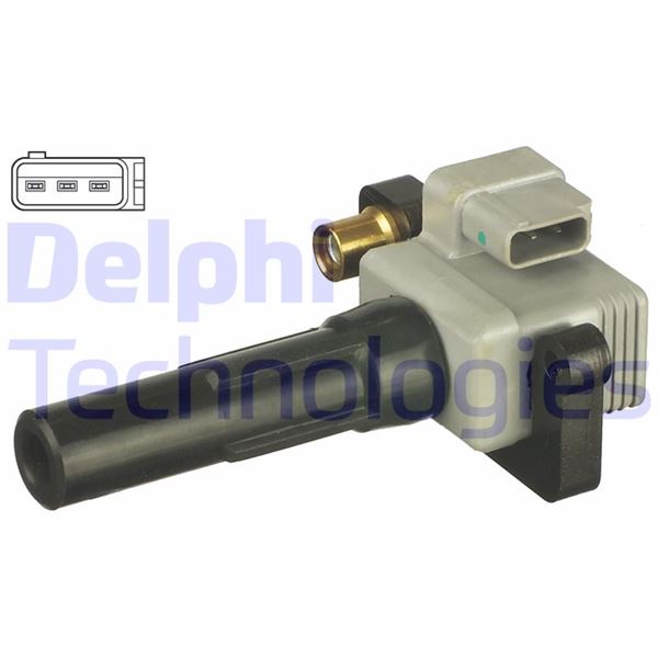 DELPHI GN10434-12B1 Ateşleme Sistemi Ateşleme Bobini - SUBARU IMPREZA Sedan (GD) uyumlu