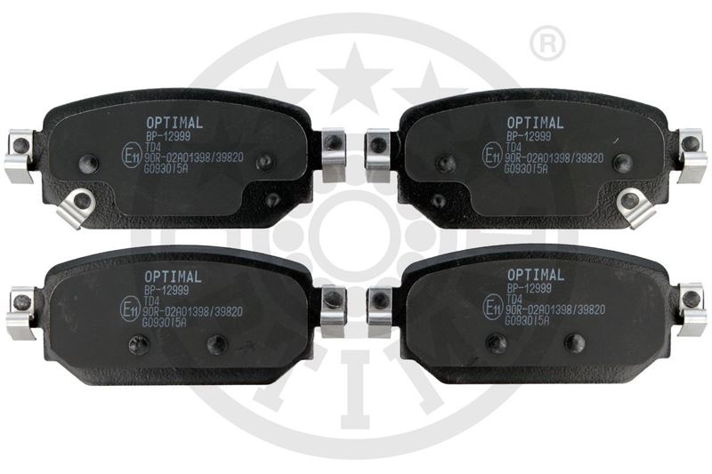 OPTIMAL BP-12999 Fren Sistemleri Fren Balatası - MAZDA CX-3 (DK) uyumlu