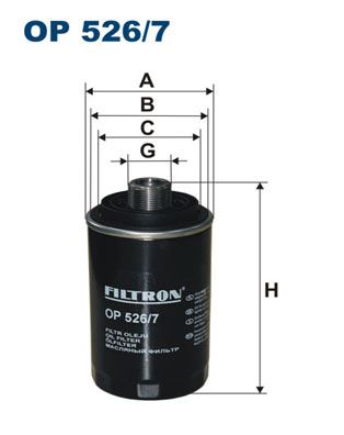 FILTRON OP 526/7 Motor Yağ Filtresi - VW PASSAT B7 (362) uyumlu