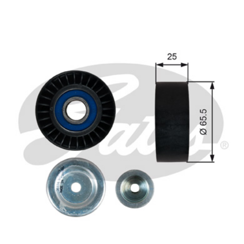 GATES T36124 Motor Yönlendirme & Kılavuz Makarası - FORD MONDEO III Turnier (BWY) uyumlu