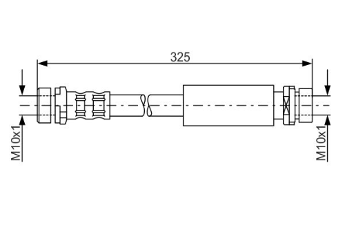 BOSCH 1 987 476 994 Fren Sistemleri Fren Hortumları - FORD FIESTA V (JH_, JD_) uyumlu
