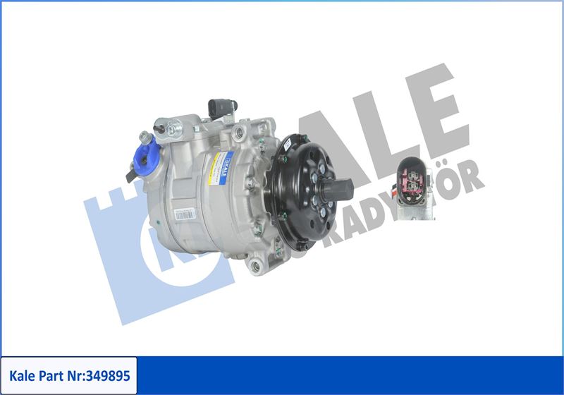 KALE OTO RADYATÖR 349895 İklimlendirme Sistemi Kompresör Parçaları - VW TOUAREG (7LA, 7L6, 7L7) uyumlu
