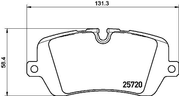 BREMBO P 44 021 Fren Sistemleri Fren Balatası - LAND ROVER RANGE ROVER IV (L405) uyumlu