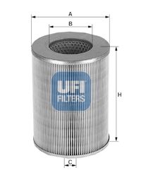UFI 27.235.00 Motor Hava Filtresi - NISSAN CHERRY III (N12) uyumlu
