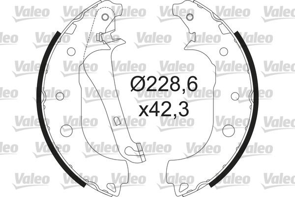 VALEO 564207 Fren Sistemleri Fren Pabucu - FORD ECOSPORT uyumlu