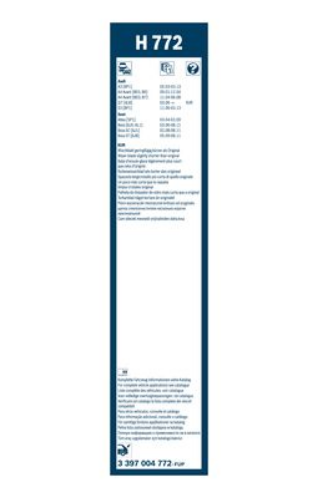 BOSCH 3 397 004 772 Kaporta & Gövde Parçaları Cam Silecek Mekanizması - SEAT IBIZA IV (6J5, 6P1) uyumlu