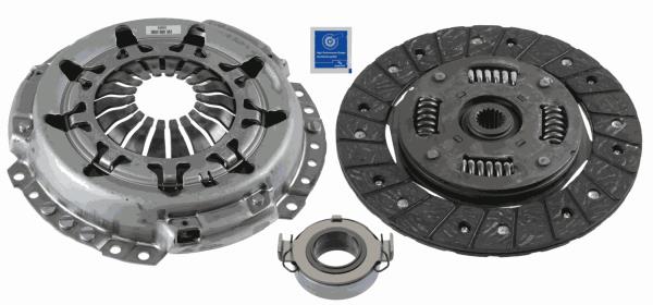 SACHS 3000 951 433 Debriyaj Sistemi Debriyaj Seti - TOYOTA YARIS (_P9_) uyumlu