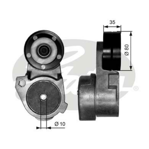 GATES T38563 Motor Kayış Gergisi - RENAULT TRUCKS PREMIUM uyumlu