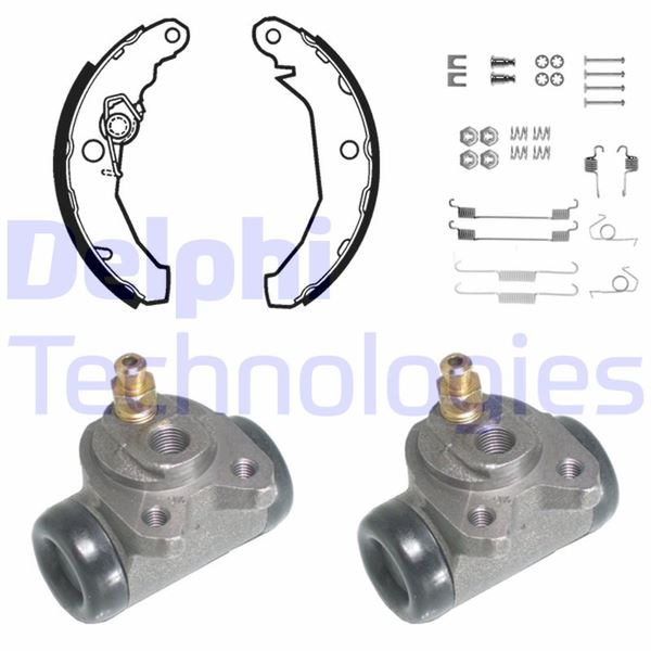 DELPHI KP733 Fren Sistemleri Fren Pabucu - FORD FIESTA II (FBD) uyumlu