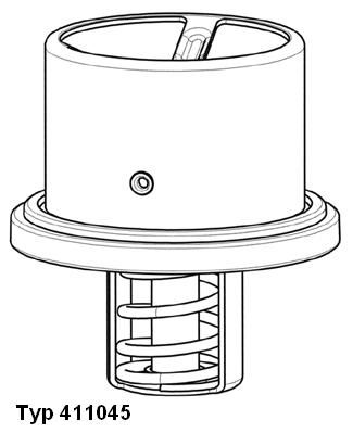 BorgWarner (Wahler) 411045.82D Motor Termostat