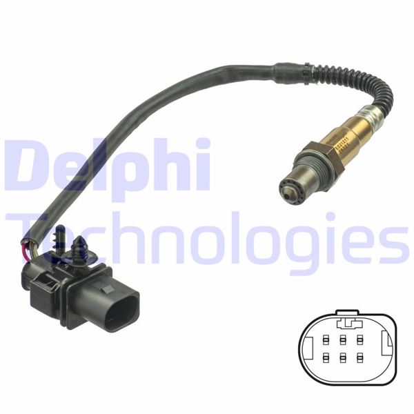 DELPHI ES21211-12B1 Emme & Egzoz Sistemi Egzoz Sensörleri - LAND ROVER FREELANDER 2 (L359) uyumlu