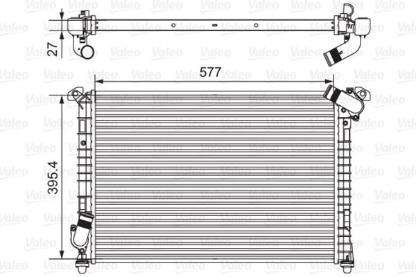 VALEO 734328 Soğutma Sistemi Su Soğutucu & Parçaları - MINI MINI (R50, R53) uyumlu
