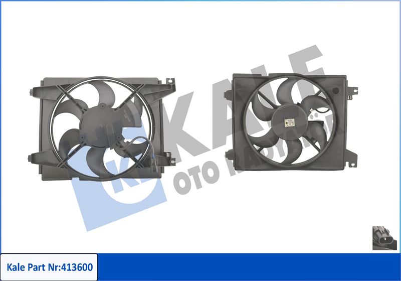 KALE OTO RADYATÖR 413600 Soğutma Sistemi Fan - HYUNDAI ELANTRA III (XD) uyumlu