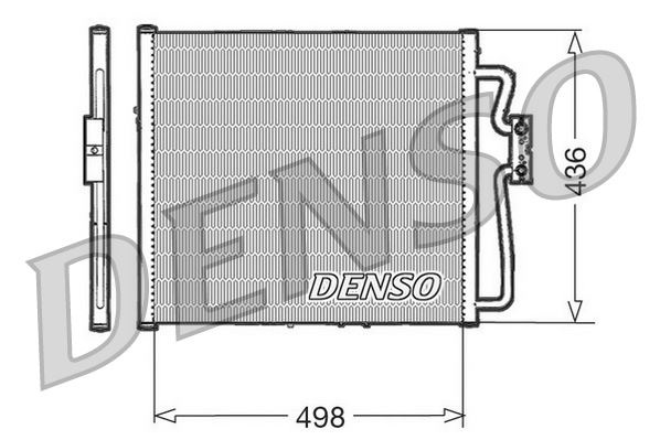 DENSO DCN23009 İklimlendirme Sistemi Klima Radyatörü - RENAULT KANGOO (KC0/1_) uyumlu