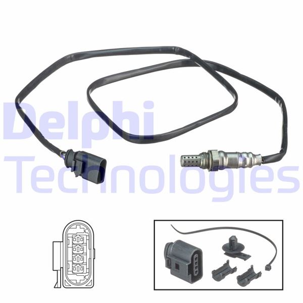 DELPHI ES20524-12B1 Emme & Egzoz Sistemi Egzoz Sensörleri - VW GOLF VI (5K1) uyumlu