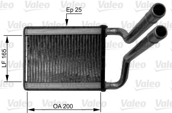 VALEO 812438 İklimlendirme Sistemi İç Mekan Isı Değiştirici - KIA PICANTO I (SA) uyumlu