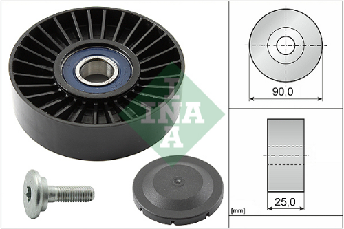 Schaeffler INA 532 0138 10 Motor Yönlendirme & Kılavuz Makarası - CITROËN ZX (N2) uyumlu