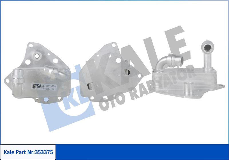 KALE OTO RADYATÖR 353375 Motor Yağ Soğutucusu - FIAT DOBLO Cargo (263_) uyumlu