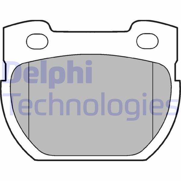 DELPHI LP777 Fren Sistemleri Fren Balatası - LAND ROVER DEFENDER Station Wagon (L316, L315) uyumlu