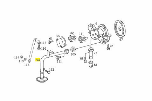 Karter Süzgeci - MERCEDES ORIJINAL - A4011800952 Ürün Görseli