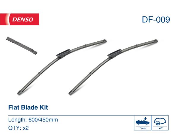 DENSO DF-009 Kaporta & Gövde Parçaları Cam Silecek Mekanizması - RENAULT MEGANE II Station wagon (KM0/1_) uyumlu