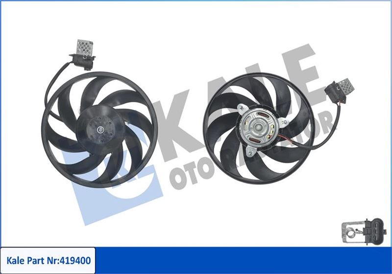 KALE OTO RADYATÖR 419400 Soğutma Sistemi Fan - OPEL CORSA C (X01) uyumlu