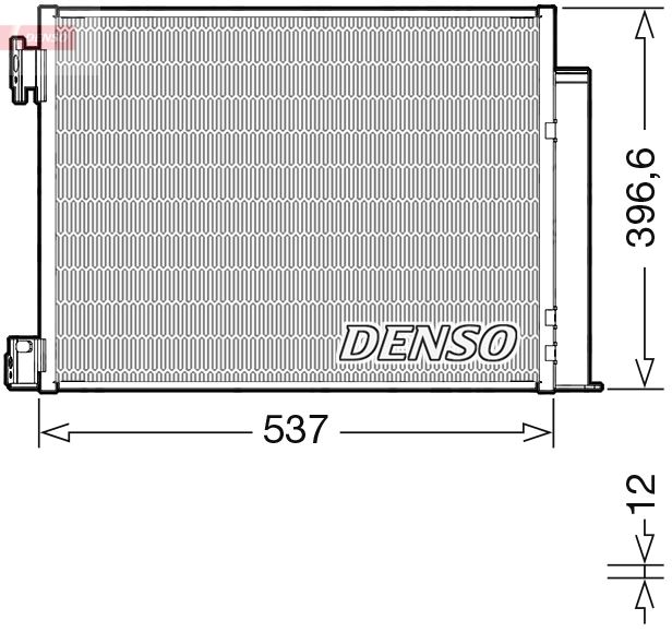DENSO DCN46032 İklimlendirme Sistemi Klima Radyatörü - NISSAN MICRA V (K14) uyumlu
