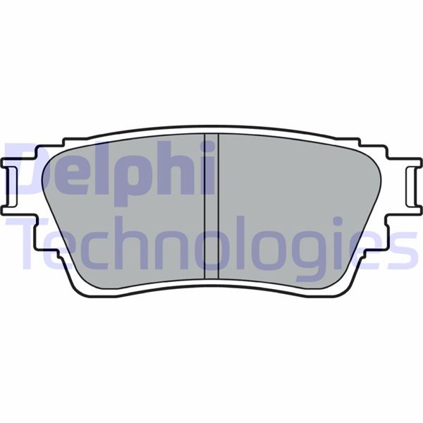 DELPHI LP3408 Fren Sistemleri Fren Balatası - MITSUBISHI OUTLANDER III (GG_W, GF_W, ZJ, ZL, ZK) uyumlu