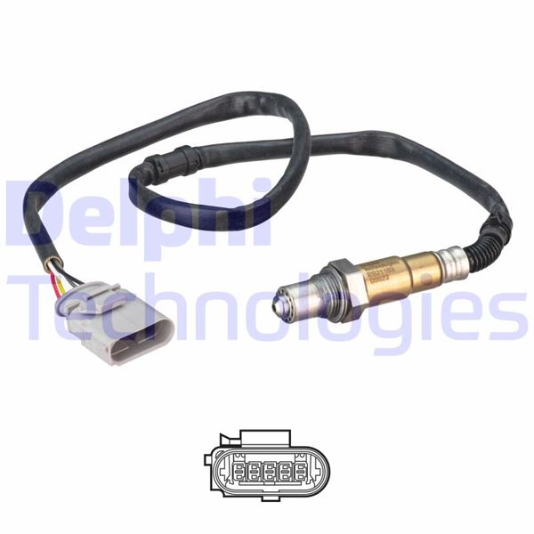 DELPHI ES21183-12B1 Emme & Egzoz Sistemi Egzoz Sensörleri - AUDI A3 Limousine (8VS, 8VM) uyumlu