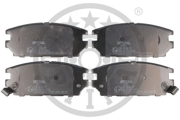 OPTIMAL BP-09713 Fren Sistemleri Fren Balatası - MITSUBISHI SPACE WAGON (N9_W, N8_W) uyumlu