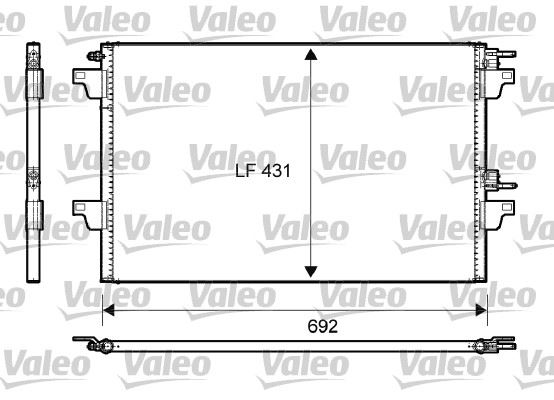 VALEO 814007 İklimlendirme Sistemi Klima Radyatörü - RENAULT ESPACE IV (JK0/1_) uyumlu
