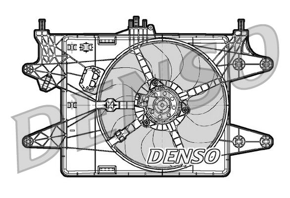 DENSO DER09082 Soğutma Sistemi Fan - FIAT DOBLO MPV (119_, 223_) uyumlu