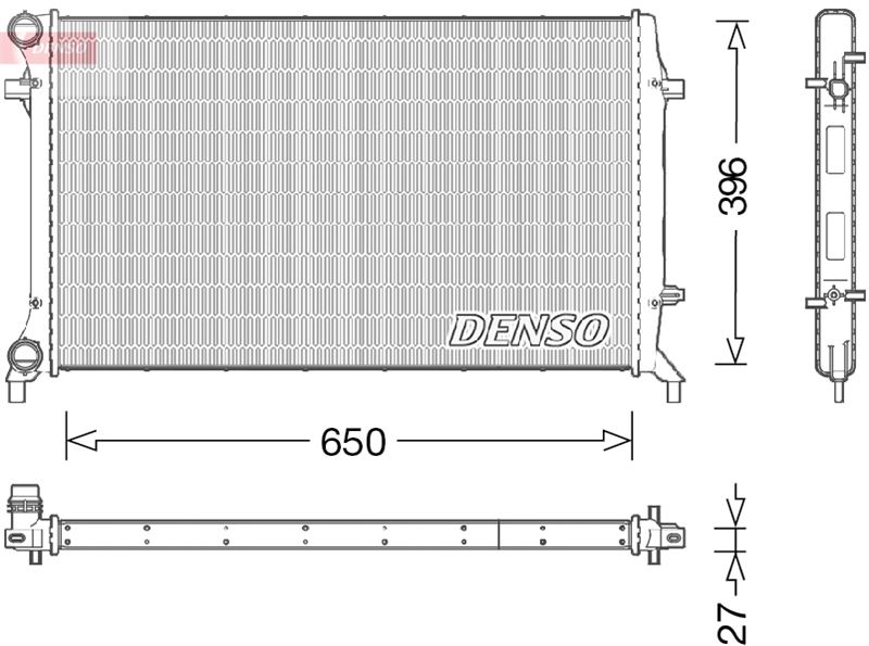 DENSO DRM32045 Soğutma Sistemi Su Soğutucu & Parçaları - VW GOLF PLUS V (5M1, 521) uyumlu