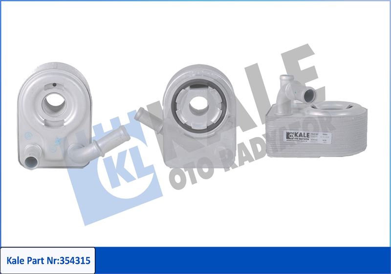 KALE OTO RADYATÖR 354315 Motor Yağ Soğutucusu - FORD C-MAX II (DXA/CB7, DXA/CEU) uyumlu