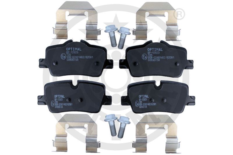OPTIMAL BP-12923 Fren Sistemleri Fren Balatası - BMW 3 (G20, G80, G28) uyumlu