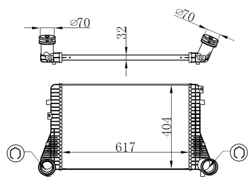 Turbo Radyatörü - IVW004032 Ürün Görseli