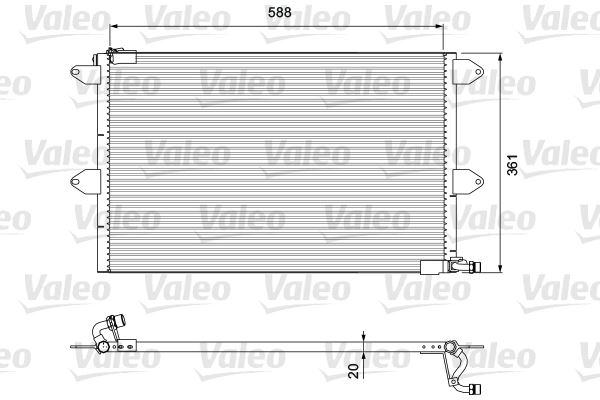 VALEO 816908 İklimlendirme Sistemi Klima Radyatörü - SEAT IBIZA II (6K1) uyumlu