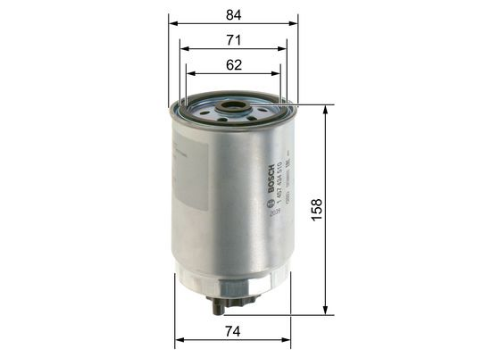 BOSCH 1 457 434 510 Yakıt Sistemi Yakıt Filtresi - KIA MAGENTIS II (MG) uyumlu