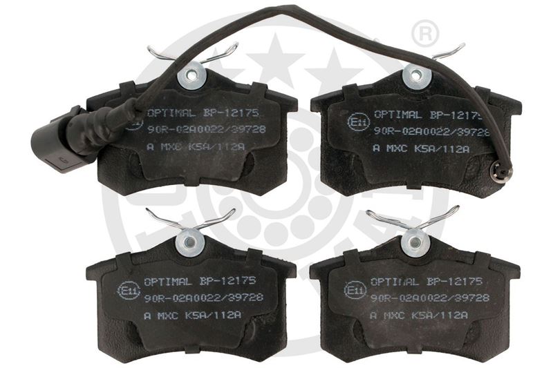 OPTIMAL BP-12175 Fren Sistemleri Fren Balatası - VW LUPO I (6X1, 6E1) uyumlu