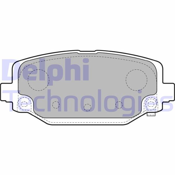 DELPHI LP2499 Fren Sistemleri Fren Balatası - FIAT FREEMONT (345_) uyumlu