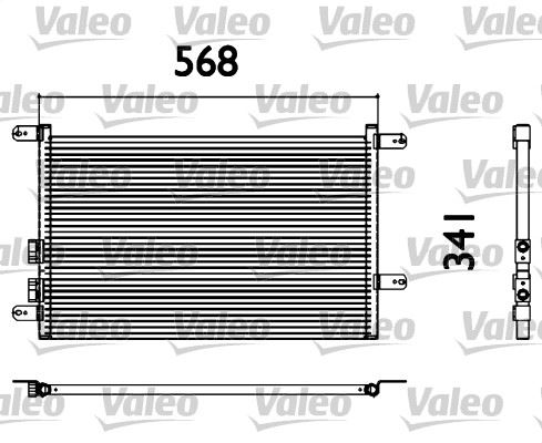 VALEO 817527 İklimlendirme Sistemi Klima Radyatörü - ALFA ROMEO 156 (932_) uyumlu